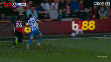 半场-布莱顿暂0-1伯恩茅斯 塞梅尼奥助攻斯科特破门布莱顿2人伤退